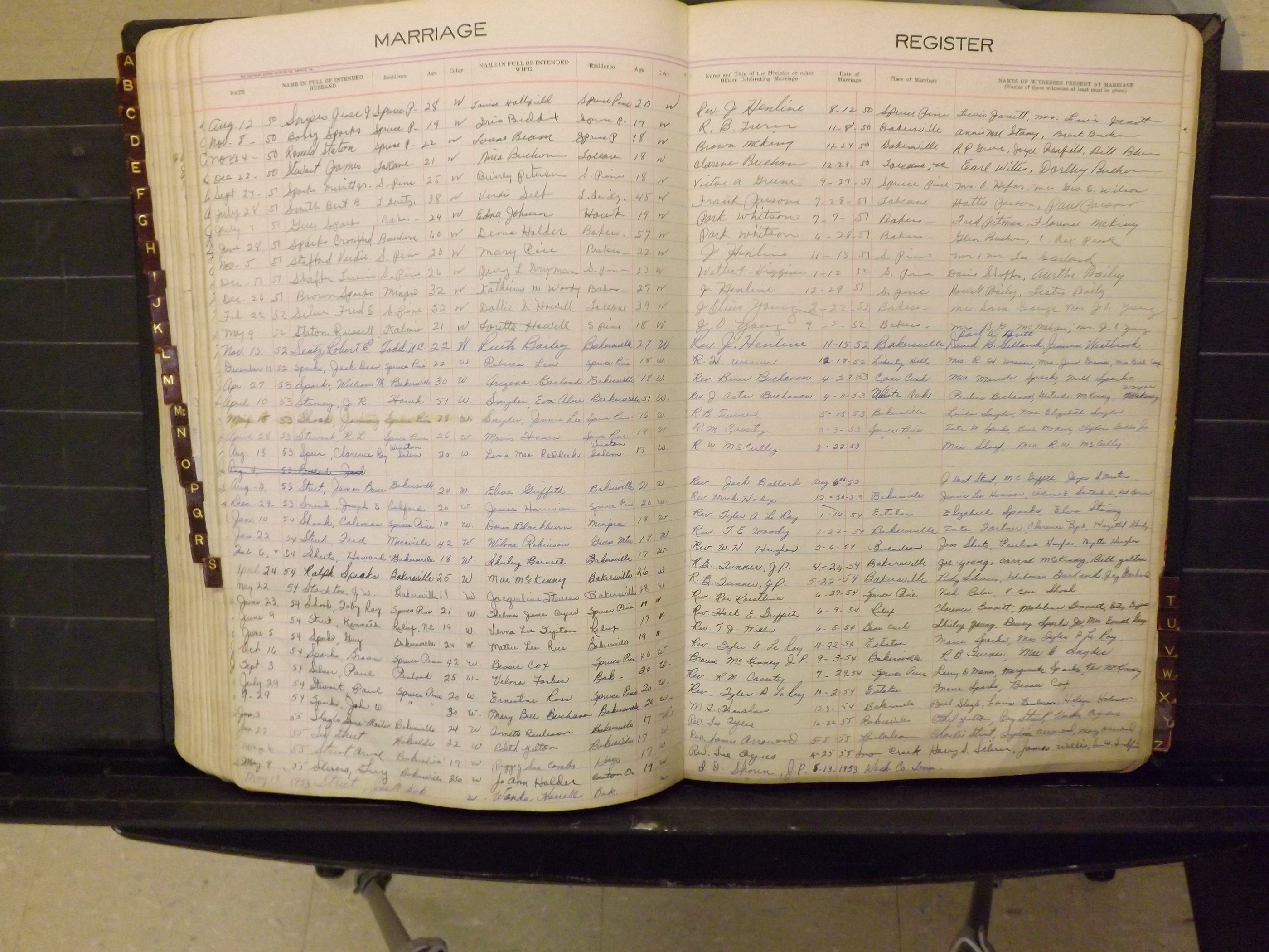 Mitchell Co, NC, Marriages, A-Z, 1935-1959 (170).JPG