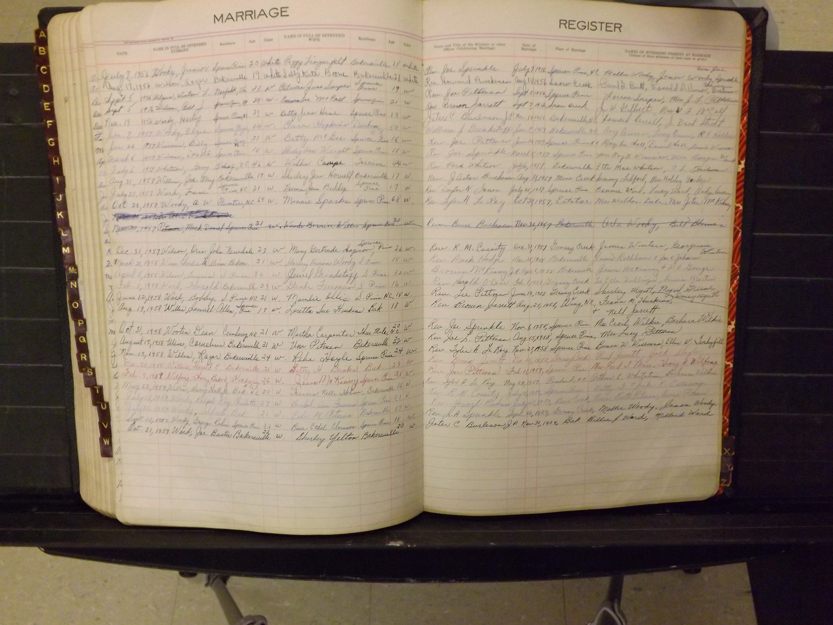 Mitchell Co, NC, Marriages, A-Z, 1935-1959 (183).JPG