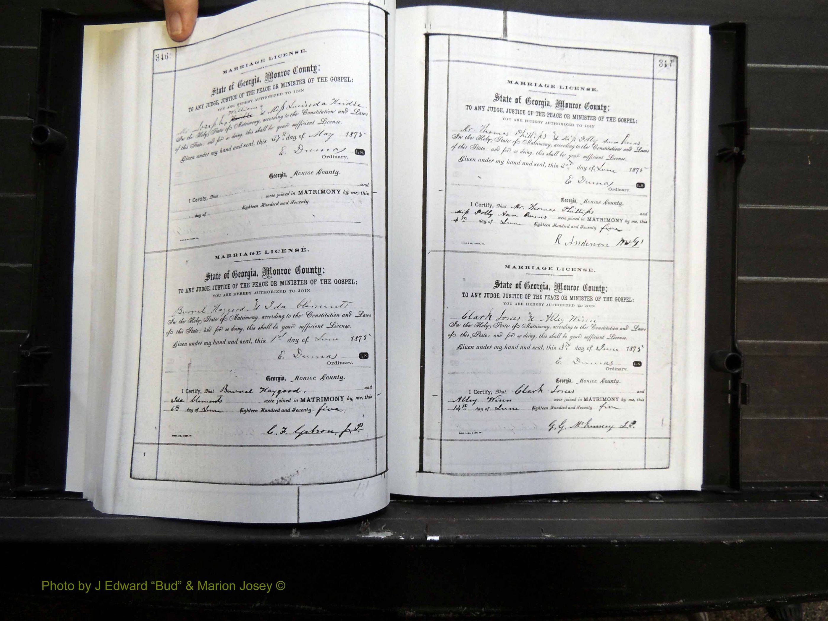 Monroe Co, GA, Marriages, Book C2, 1872-1875 pg 346-347.JPG