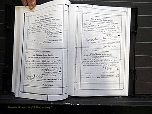 Monroe Co, GA, Marriages, Book C, 1872-1875 pg 040-041.JPG