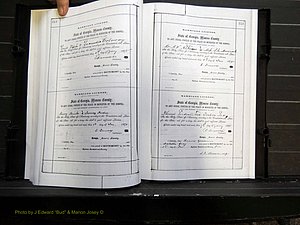 Monroe Co, GA, Marriages, Book C2, 1872-1875 pg 314-315.JPG