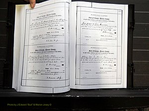 Monroe Co, GA, Marriages, Book C2, 1872-1875 pg 330-331.JPG