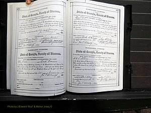 Monroe Co, GA, Marriages, Book E2, 1884-1887 pg 406-407.JPG