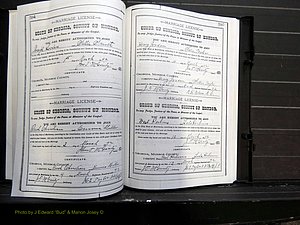 Monroe Co, GA, Marriages, Book F2, 1889-1890 pg 594-595.JPG