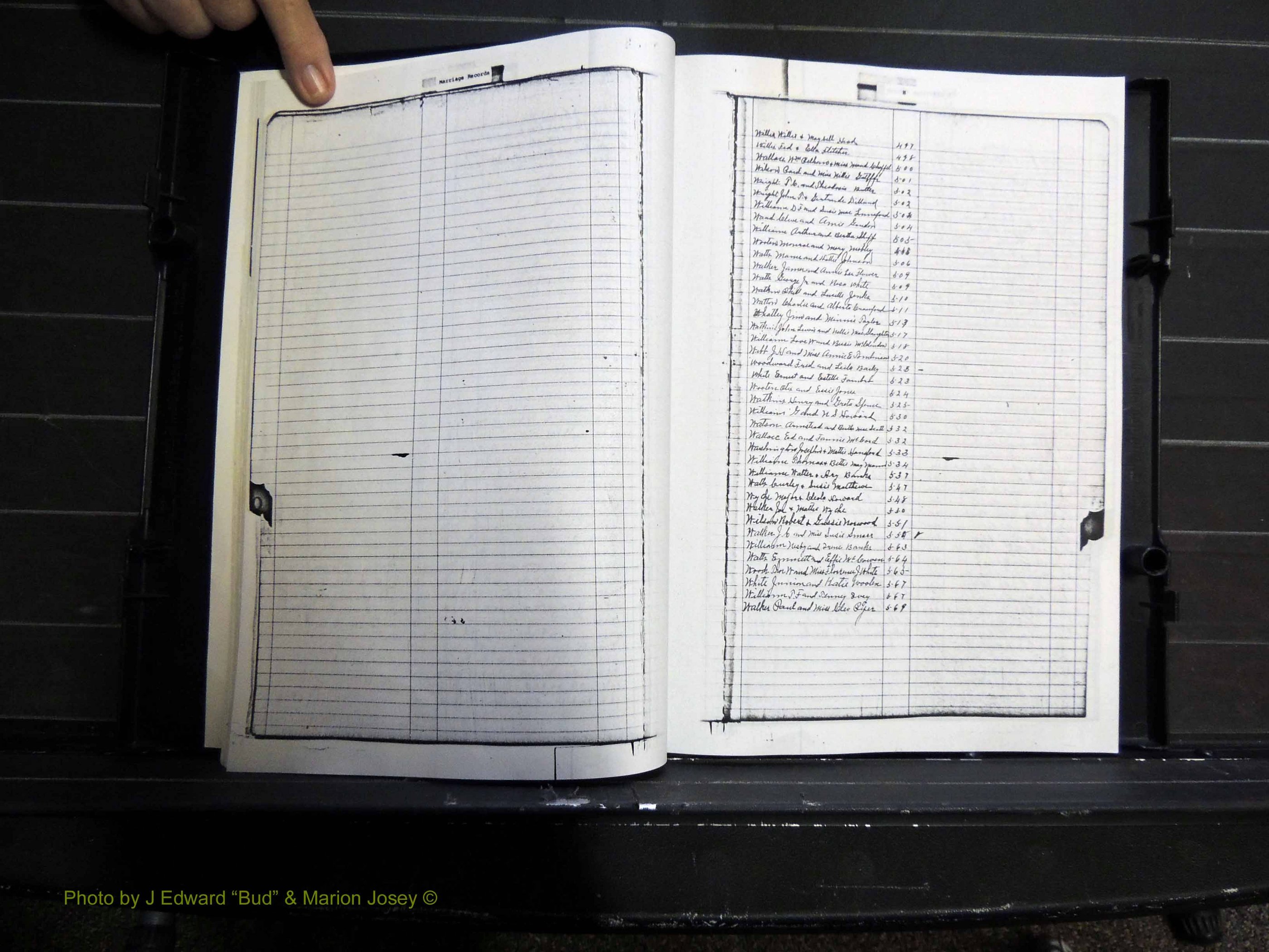 Monroe Co, GA, Marriages, Book H, 1907-1913 Index W2.JPG