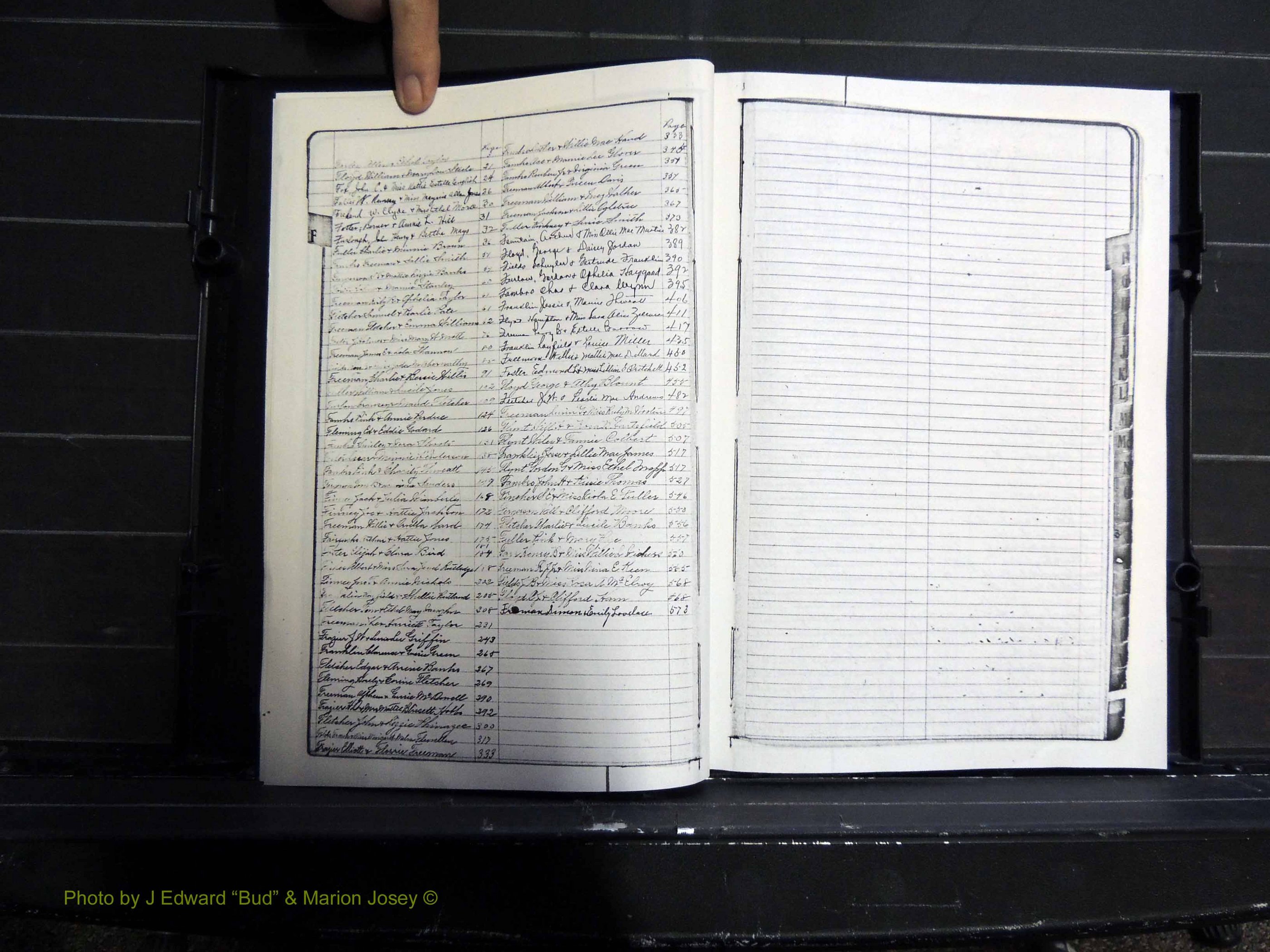 Monroe Co, GA, Marriages, Book I, 1917-1922 Index F.JPG