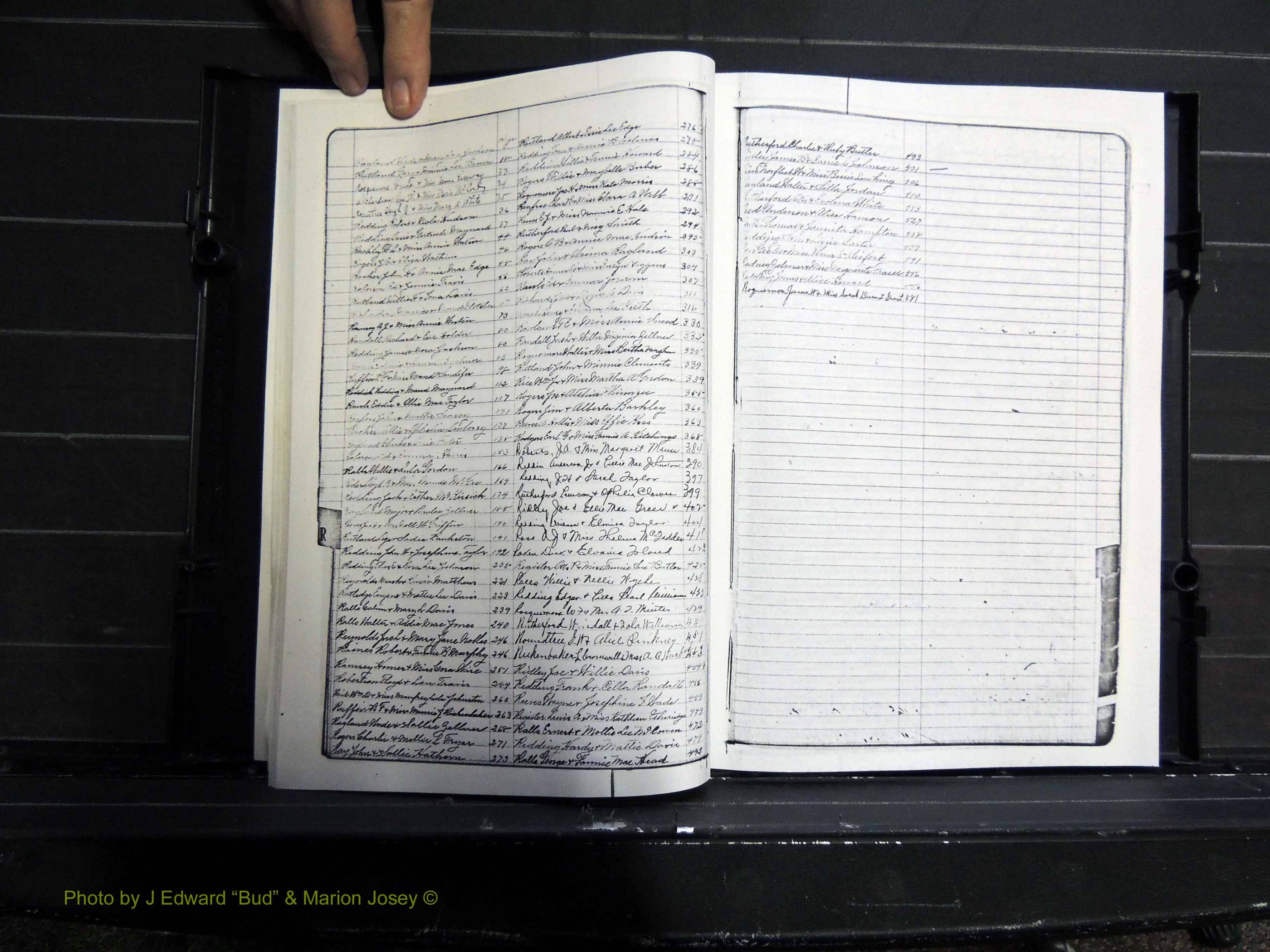Monroe Co, GA, Marriages, Book I, 1917-1922 Index R.JPG