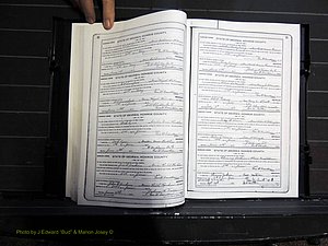 Monroe Co, GA, Marriages, Book I, 1917-1922 pg 022-023.JPG