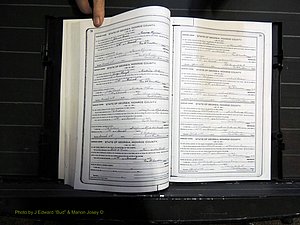 Monroe Co, GA, Marriages, Book I, 1917-1922 pg 074-075.JPG