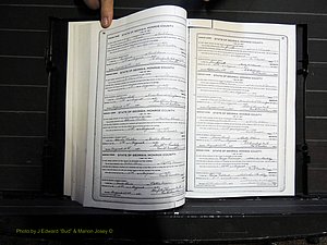 Monroe Co, GA, Marriages, Book I, 1917-1922 pg 096-097.JPG