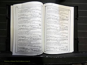 Monroe Co, GA, Marriages, Book I, 1917-1922 pg 214-215.JPG