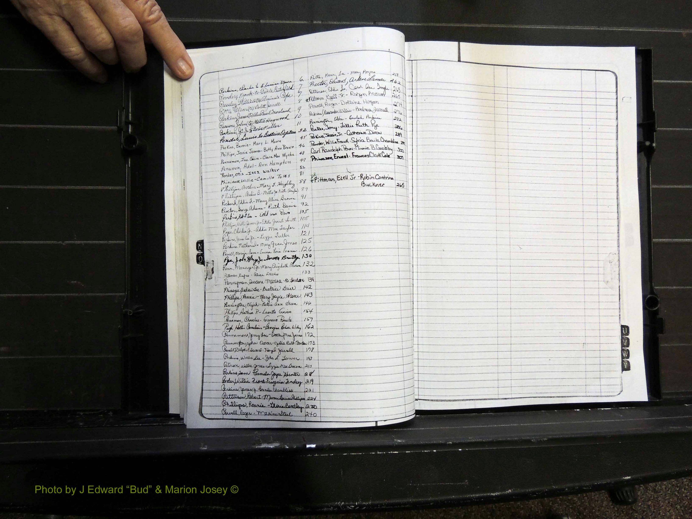 Monroe Co, GA, Marriages, Book L, 1952-1983 Index P.JPG