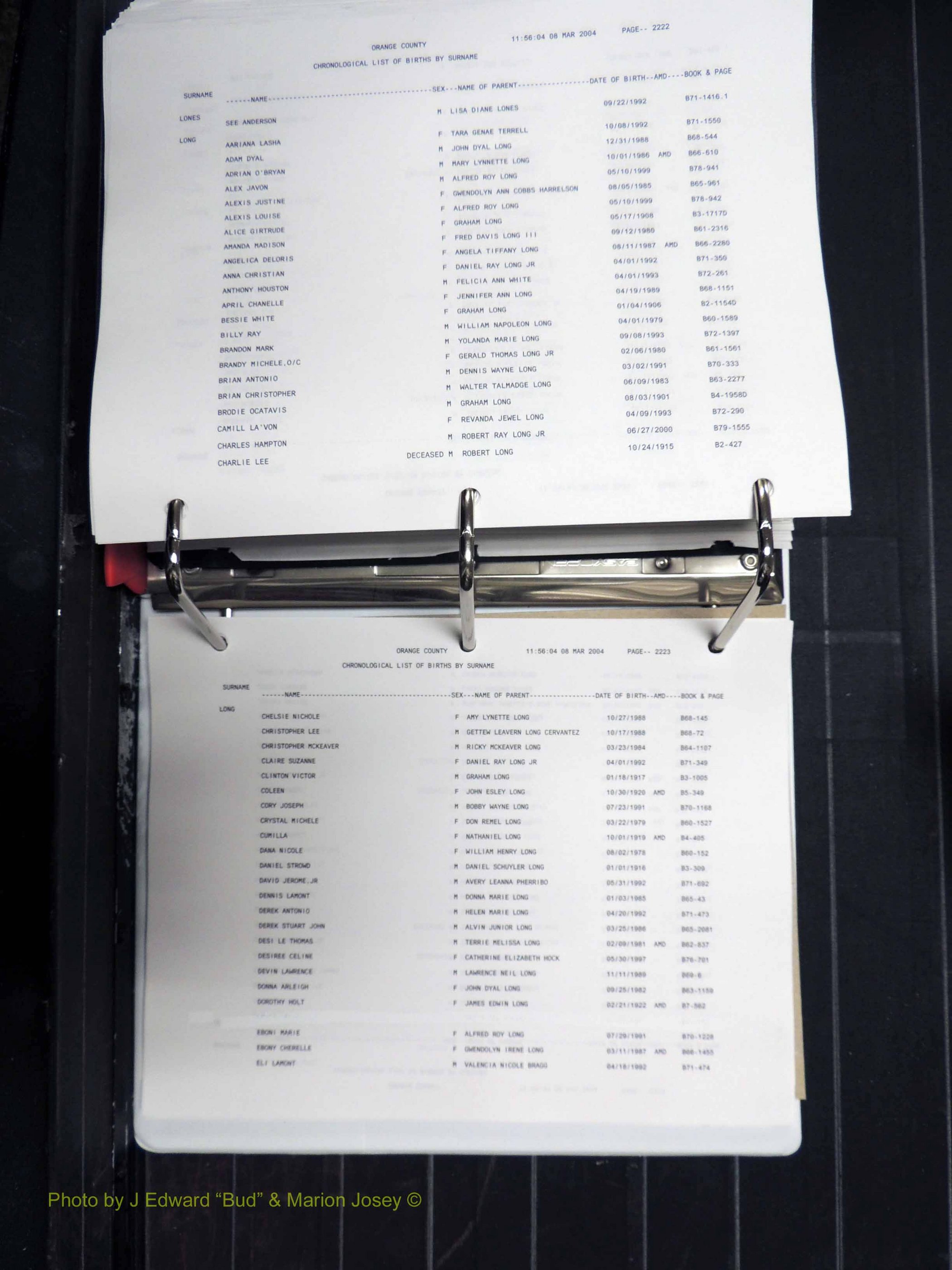 Orange Co, NC, Birth Index, D-M (648).JPG