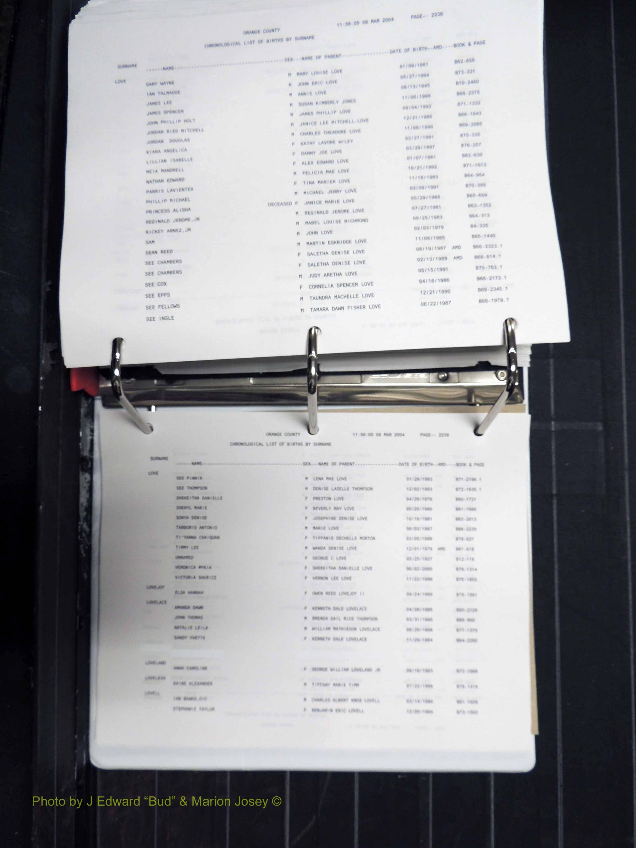 Orange Co, NC, Birth Index, D-M (656).JPG