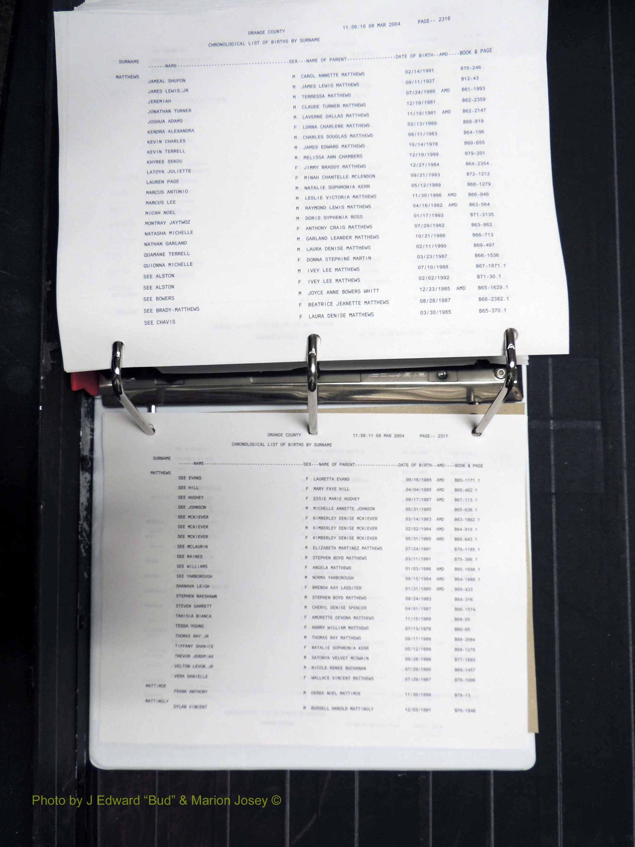 Orange Co, NC, Birth Index, D-M (695).JPG