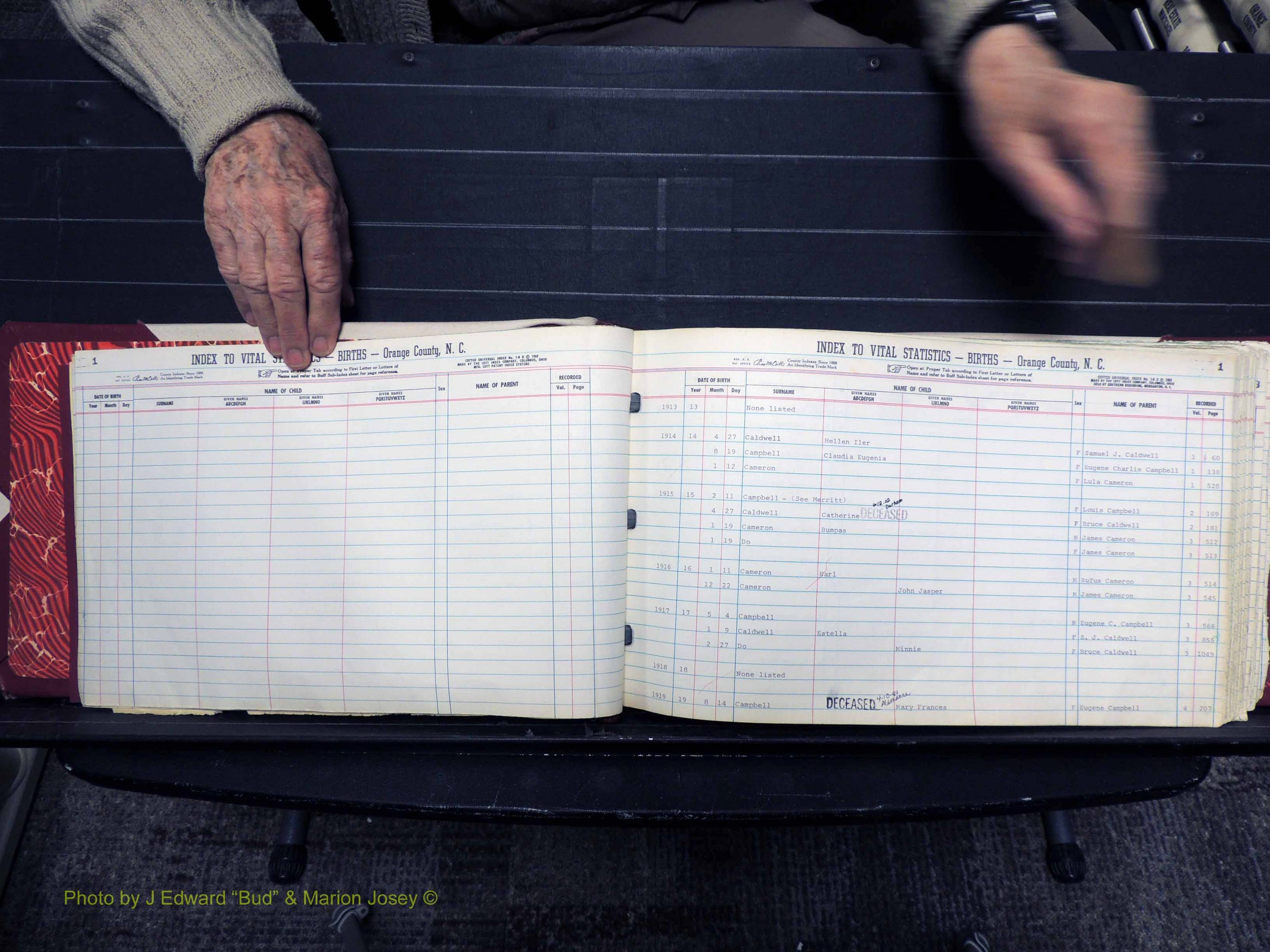 Orange Co, NC, Births, C-D, 1913-1978 (104).JPG