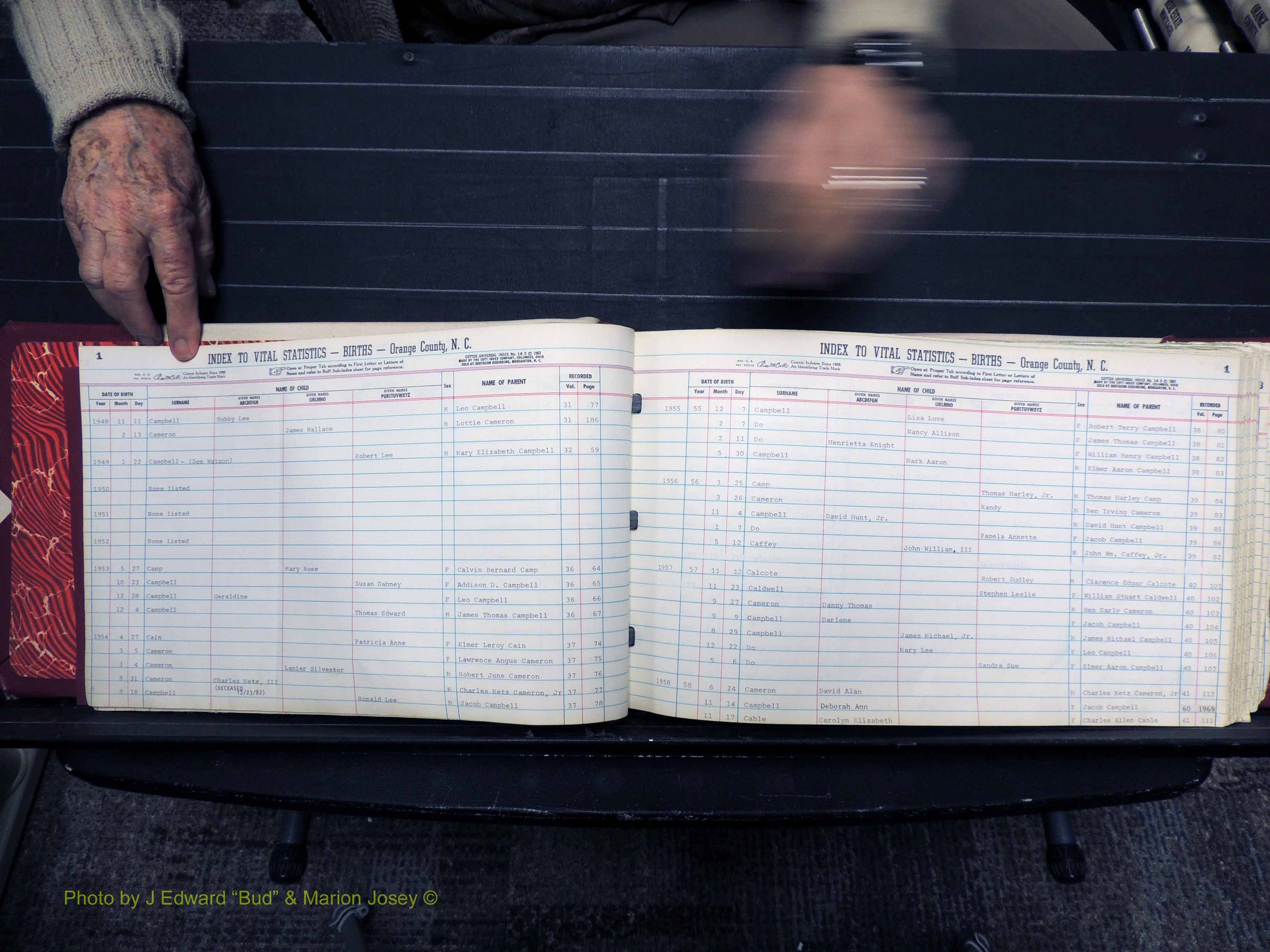 Orange Co, NC, Births, C-D, 1913-1978 (107).JPG