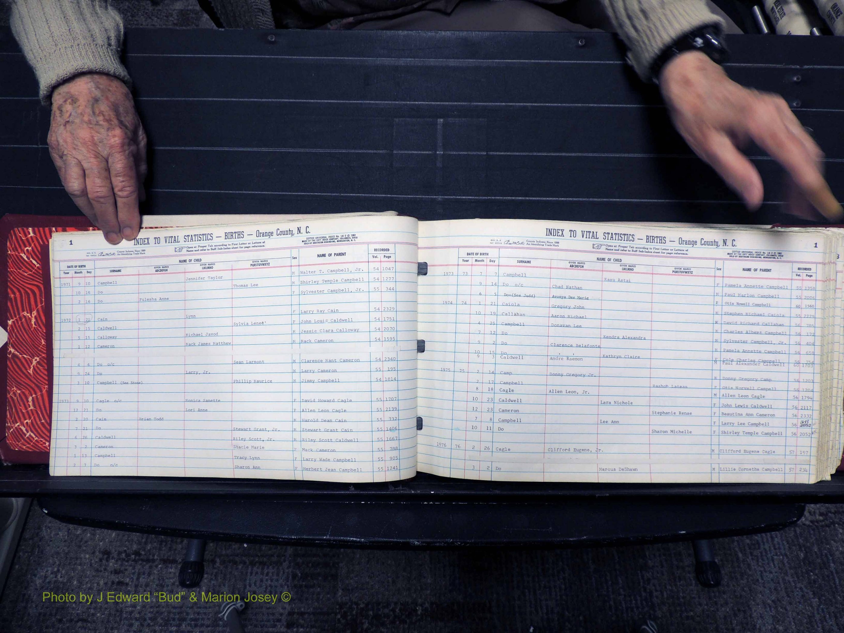 Orange Co, NC, Births, C-D, 1913-1978 (110).JPG