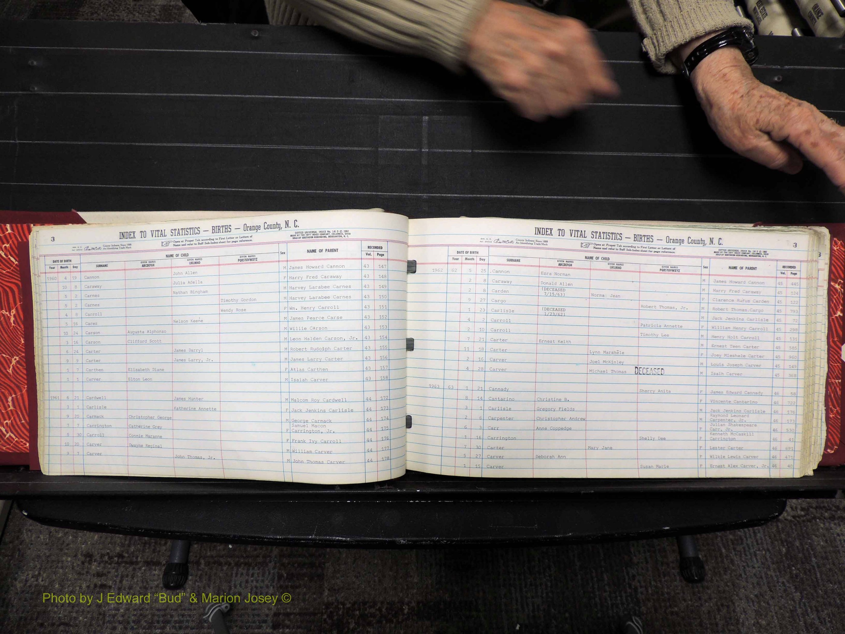 Orange Co, NC, Births, C-D, 1913-1978 (120).JPG