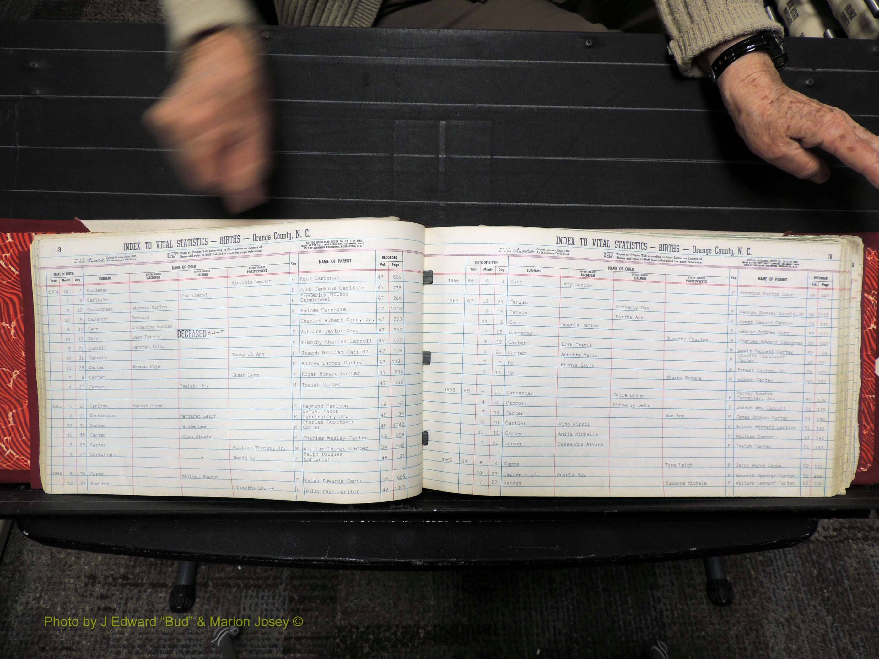 Orange Co, NC, Births, C-D, 1913-1978 (121).JPG
