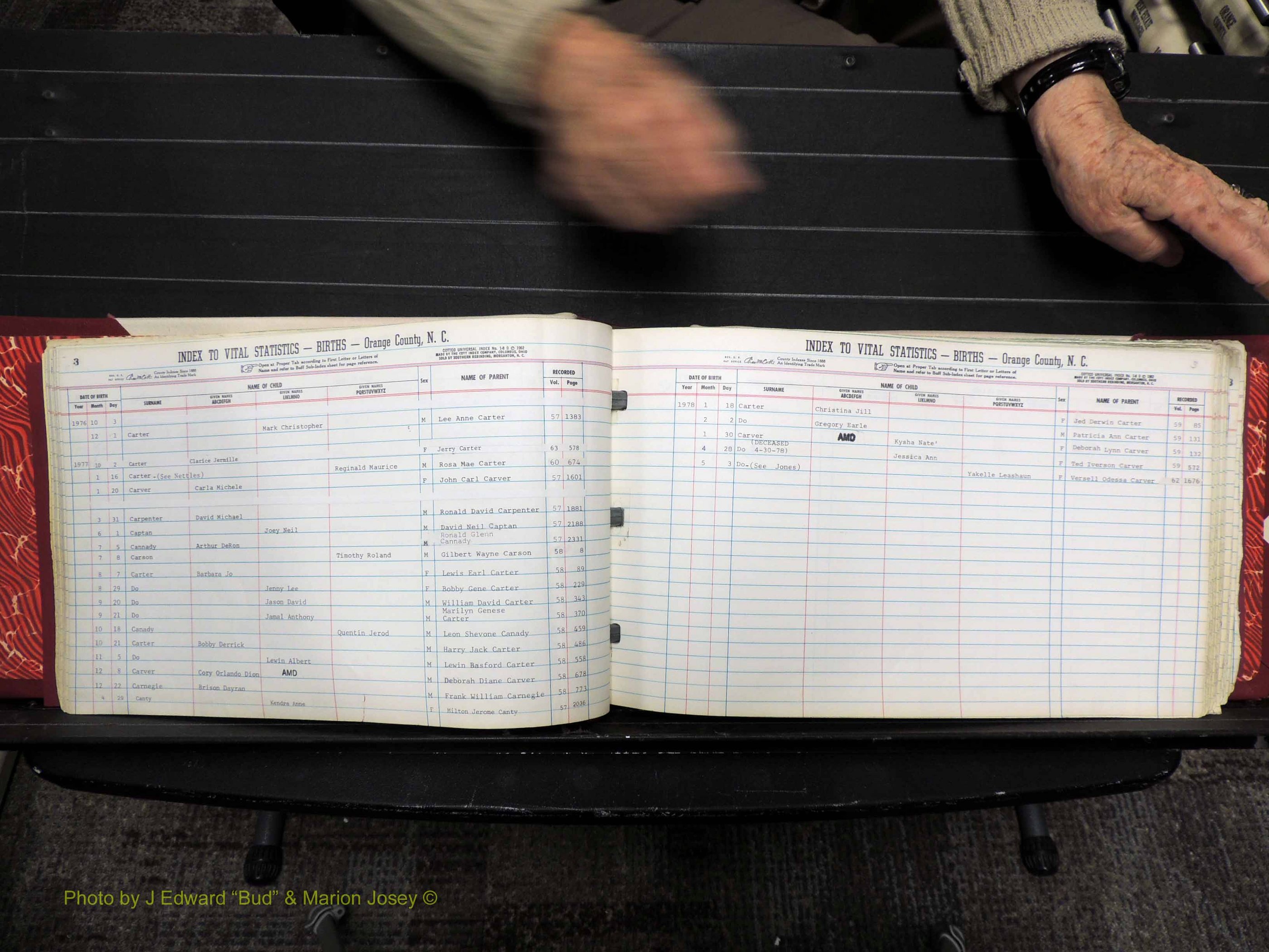 Orange Co, NC, Births, C-D, 1913-1978 (124).JPG