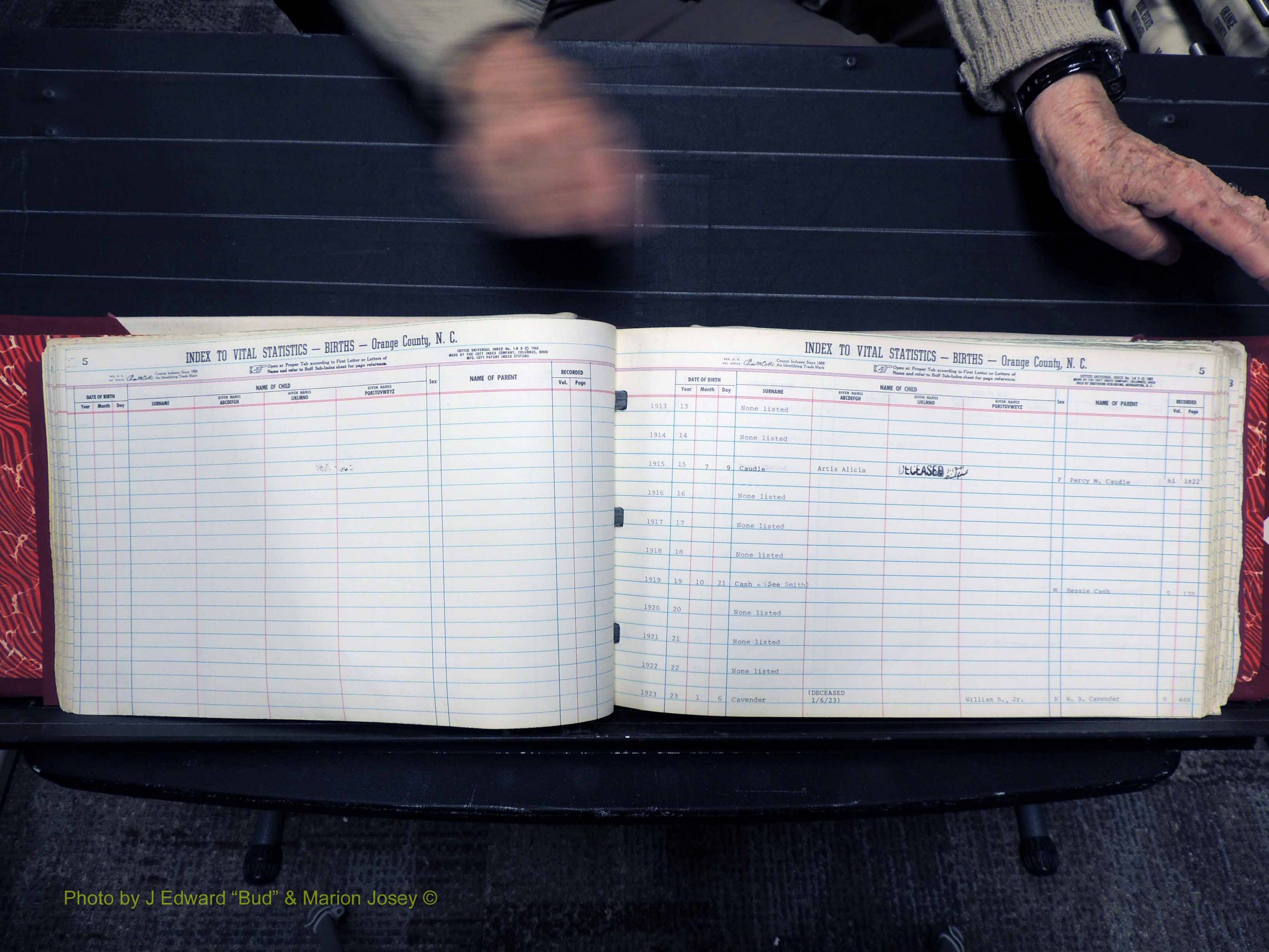 Orange Co, NC, Births, C-D, 1913-1978 (126).JPG