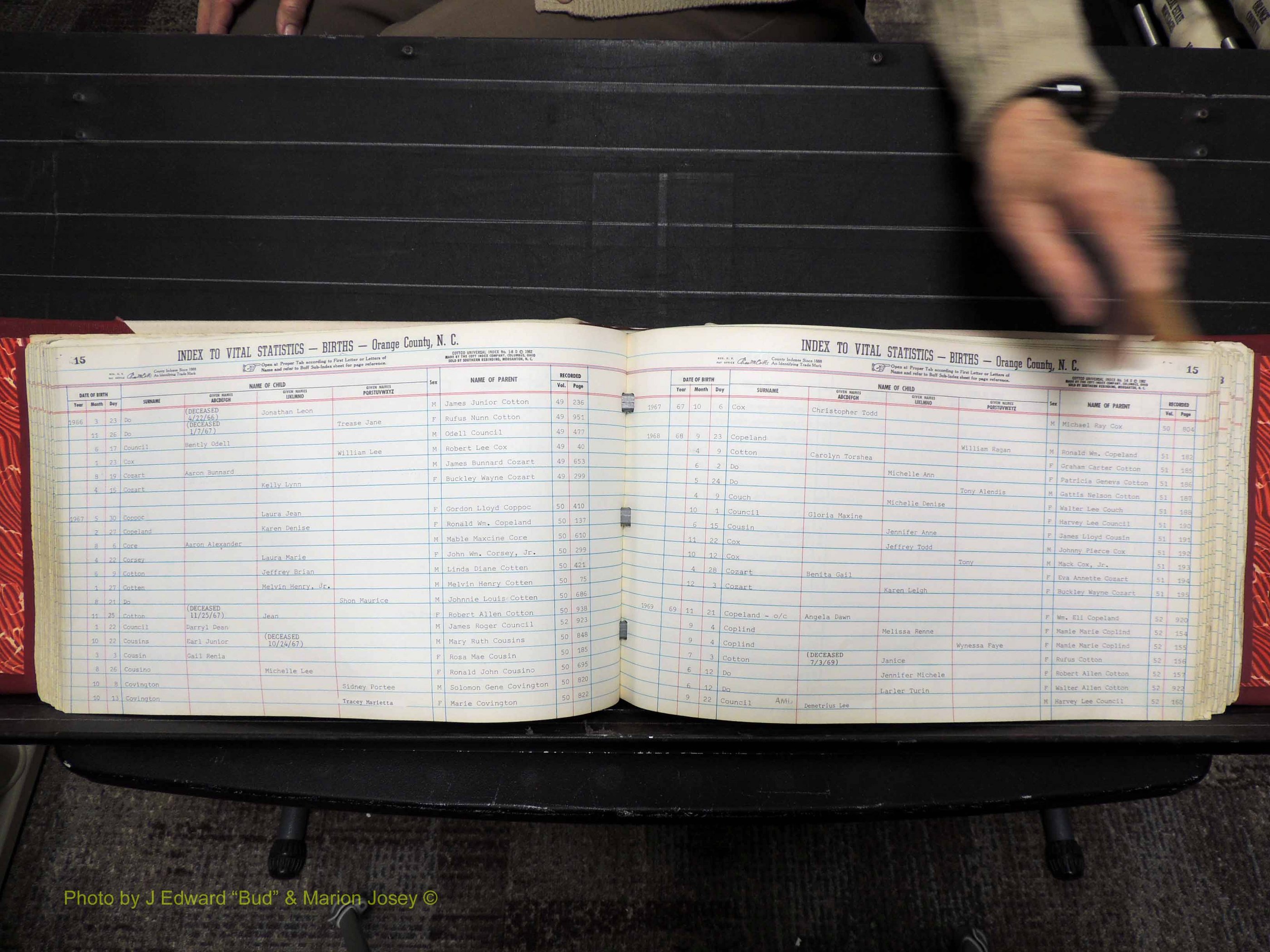 Orange Co, NC, Births, C-D, 1913-1978 (179).JPG