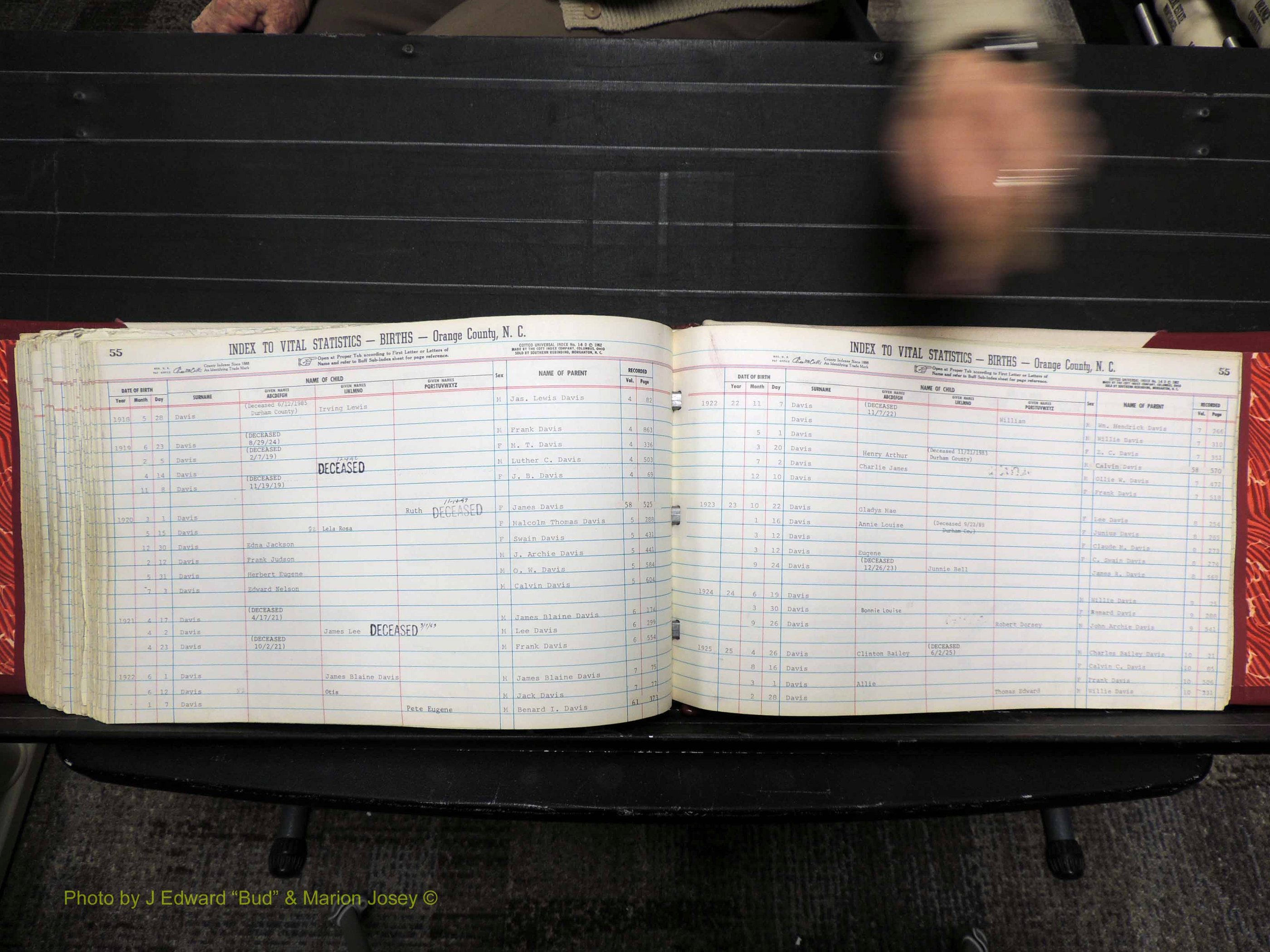 Orange Co, NC, Births, C-D, 1913-1978 (315).JPG