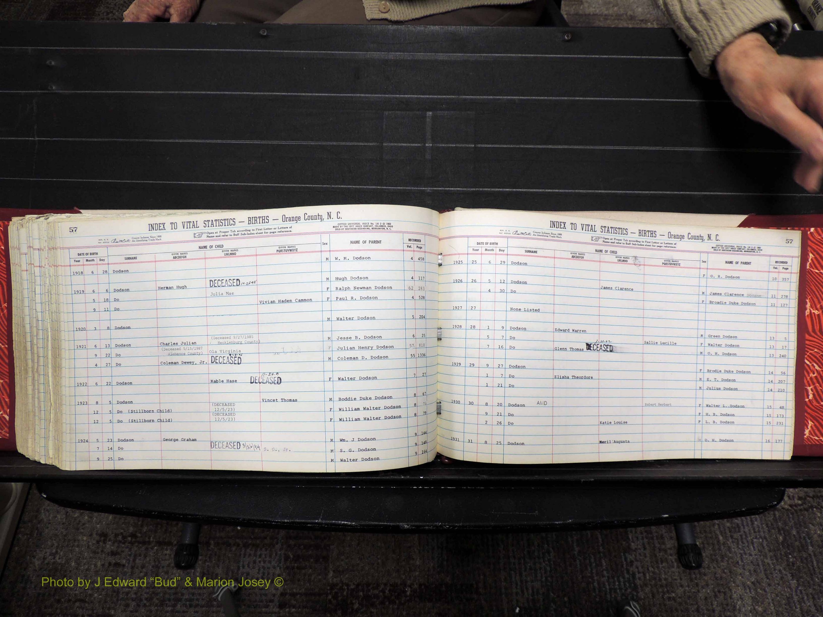 Orange Co, NC, Births, C-D, 1913-1978 (325).JPG