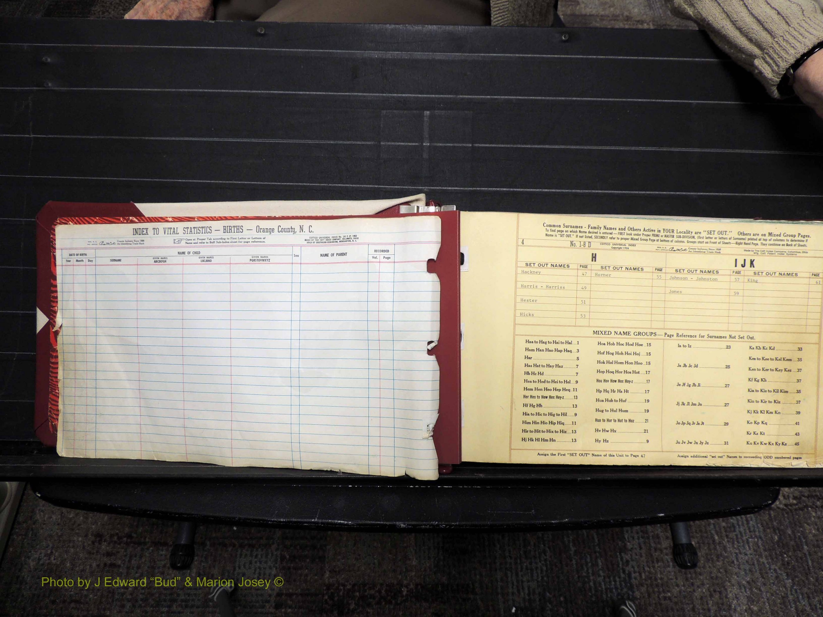 Orange Co, NC, Births, H-K, 1913-1978 (101).JPG