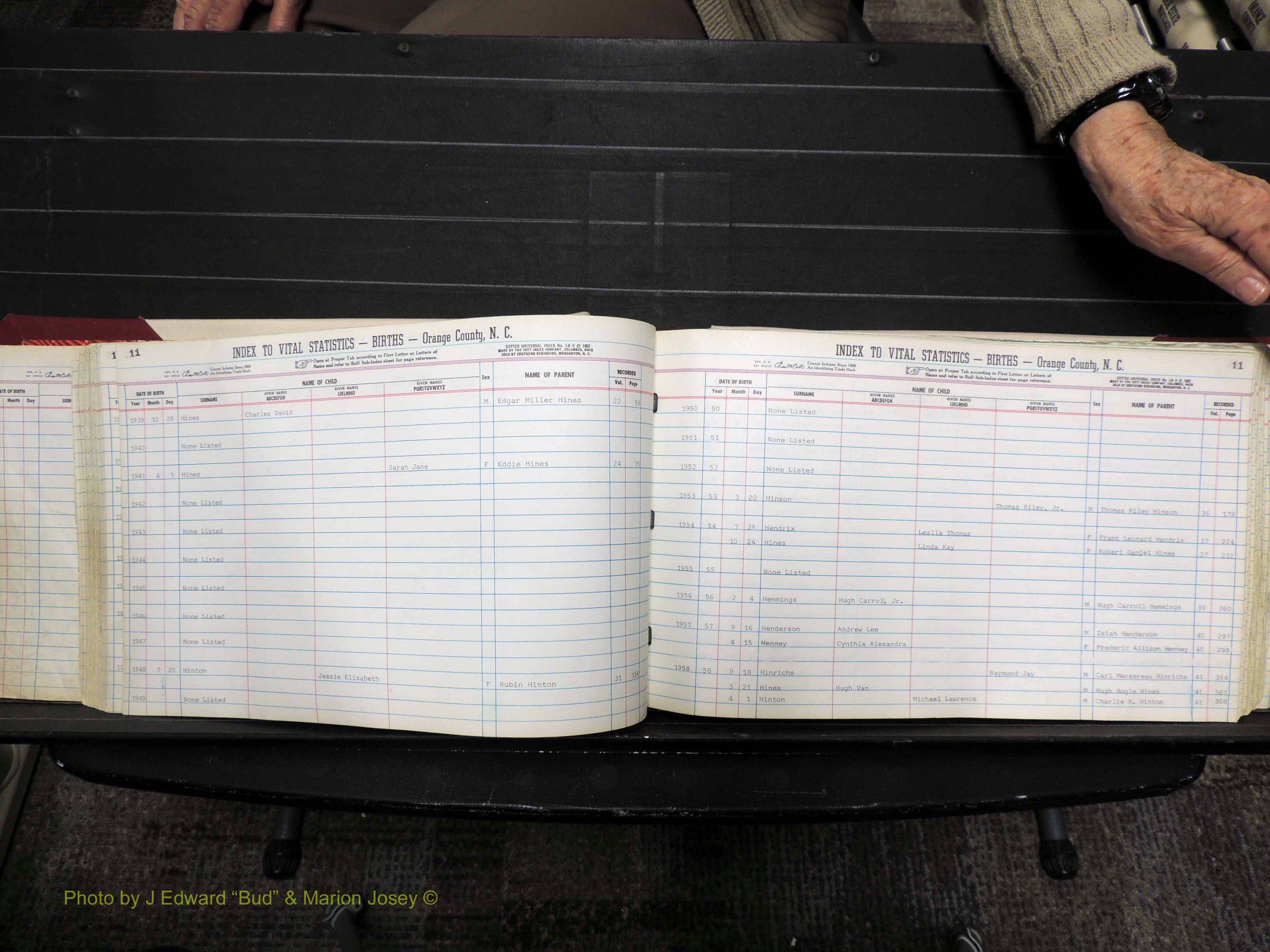 Orange Co, NC, Births, H-K, 1913-1978 (151).JPG