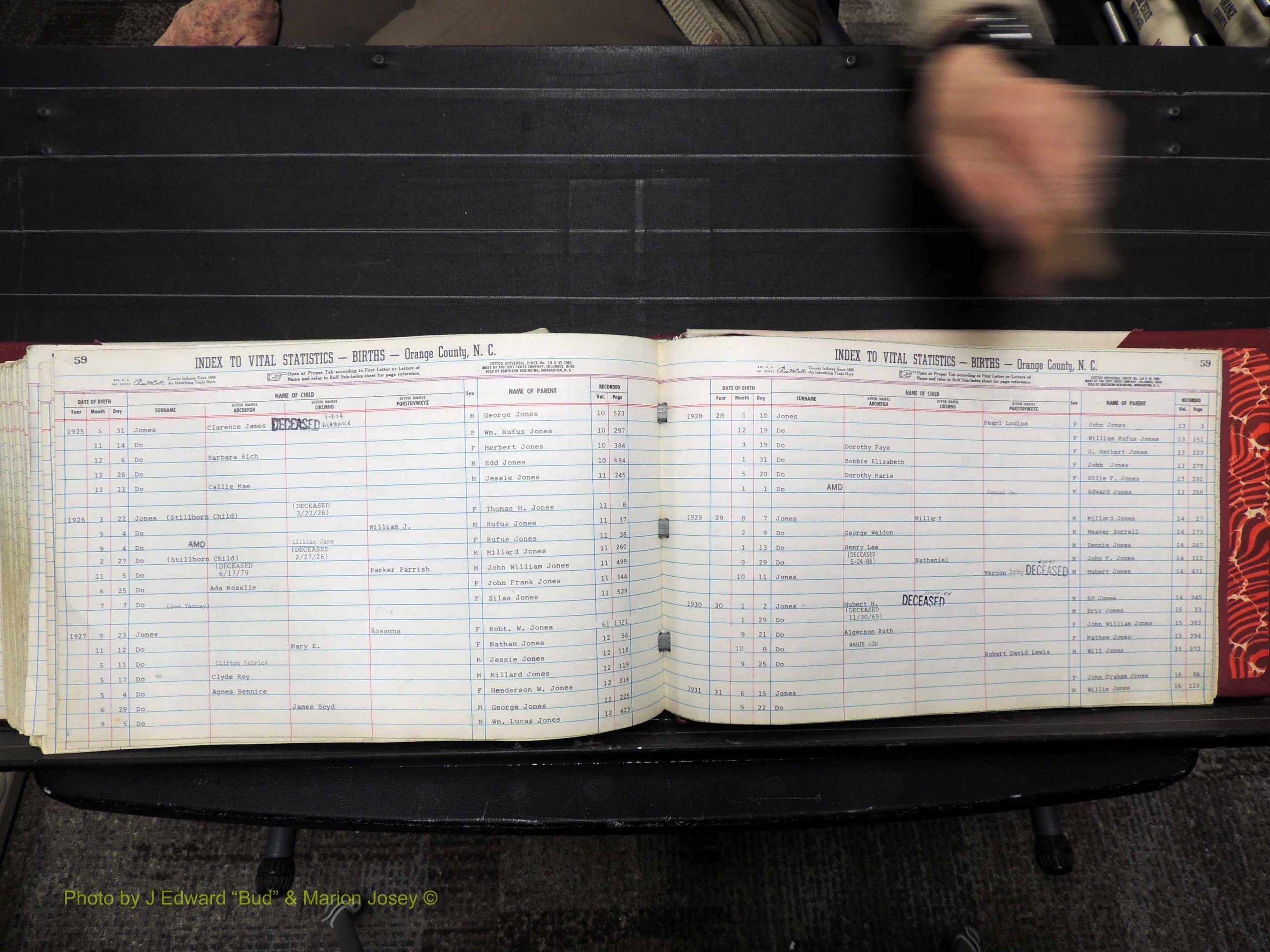 Orange Co, NC, Births, H-K, 1913-1978 (326).JPG