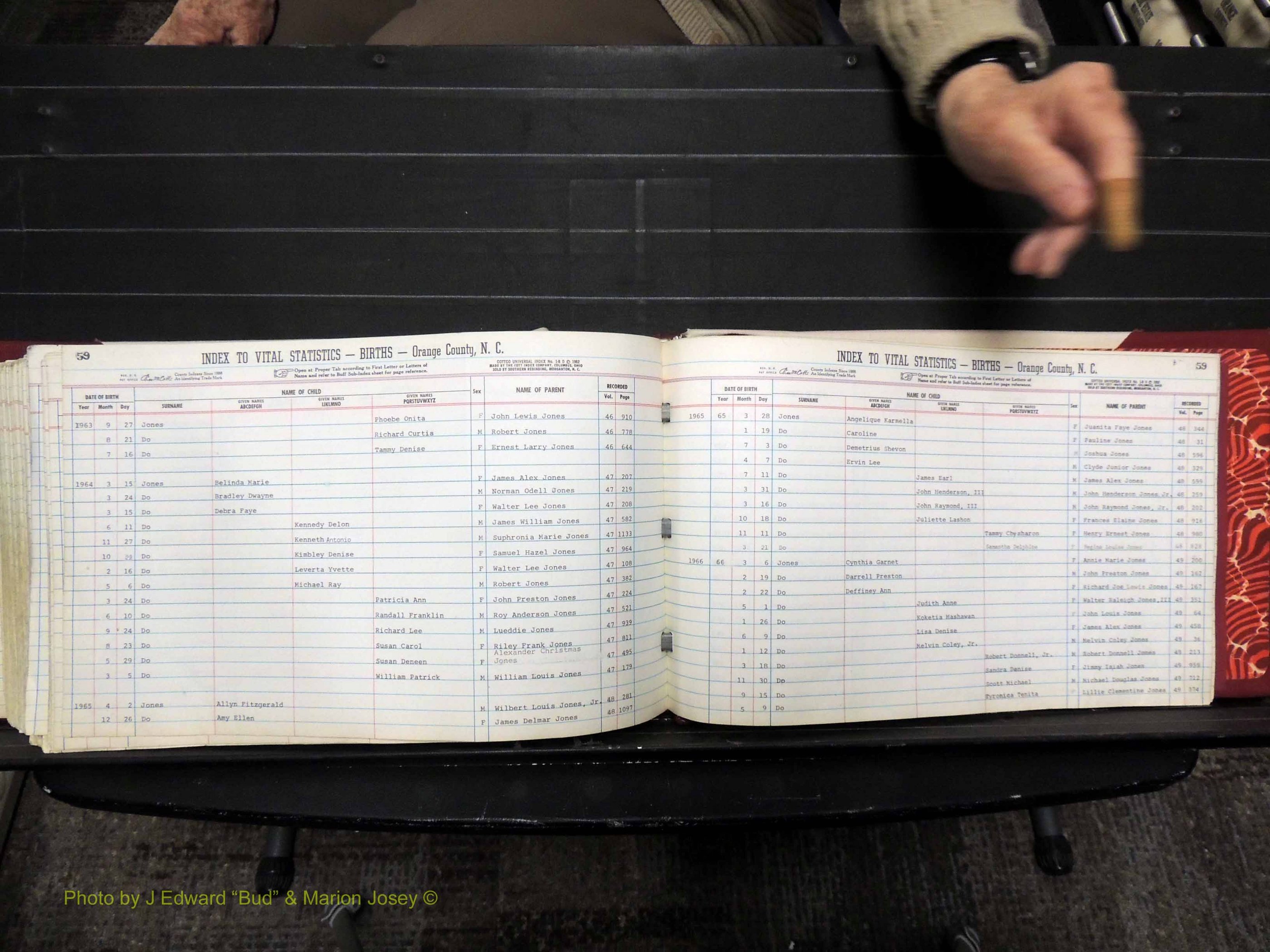Orange Co, NC, Births, H-K, 1913-1978 (333).JPG