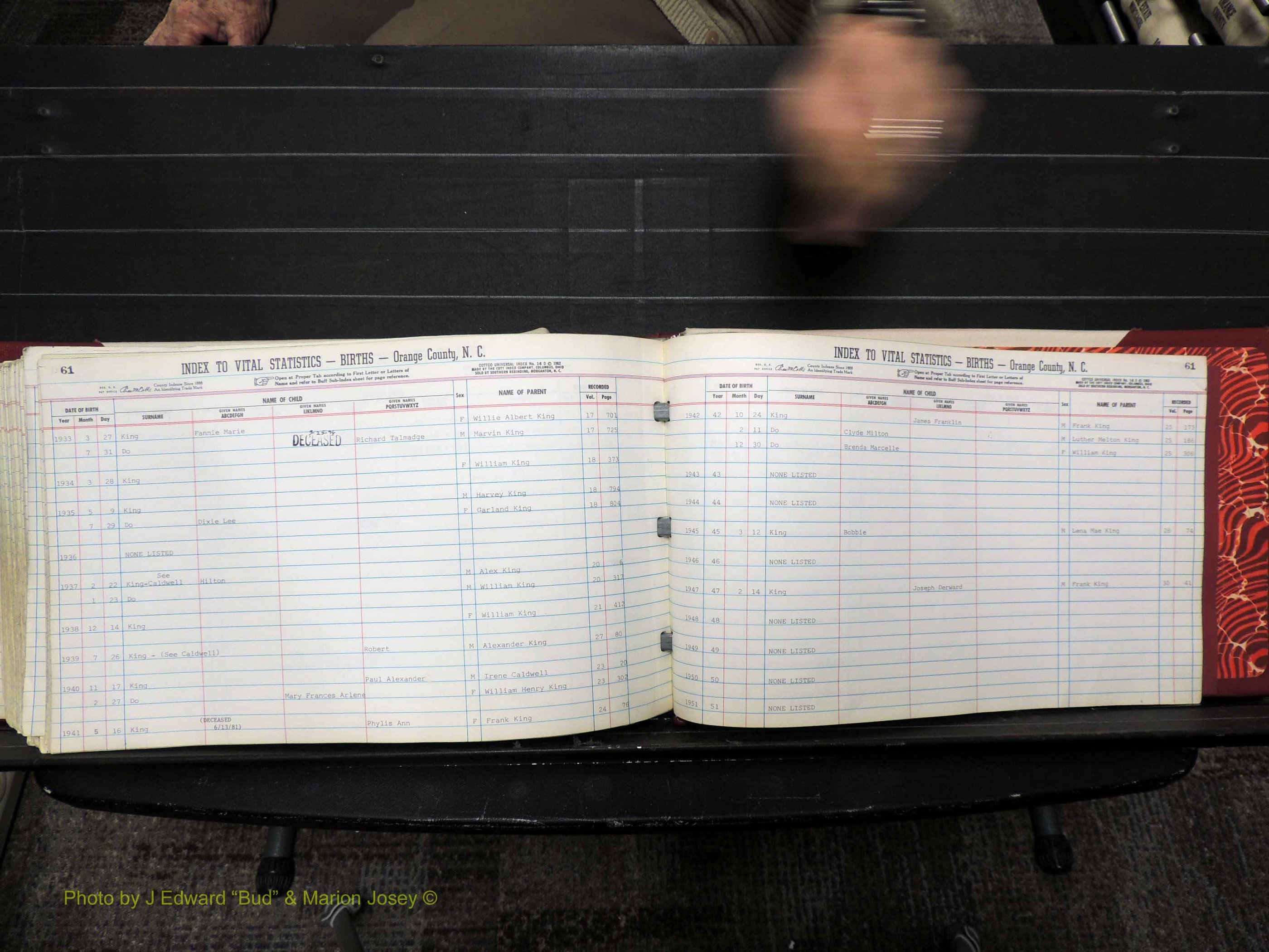 Orange Co, NC, Births, H-K, 1913-1978 (341).JPG