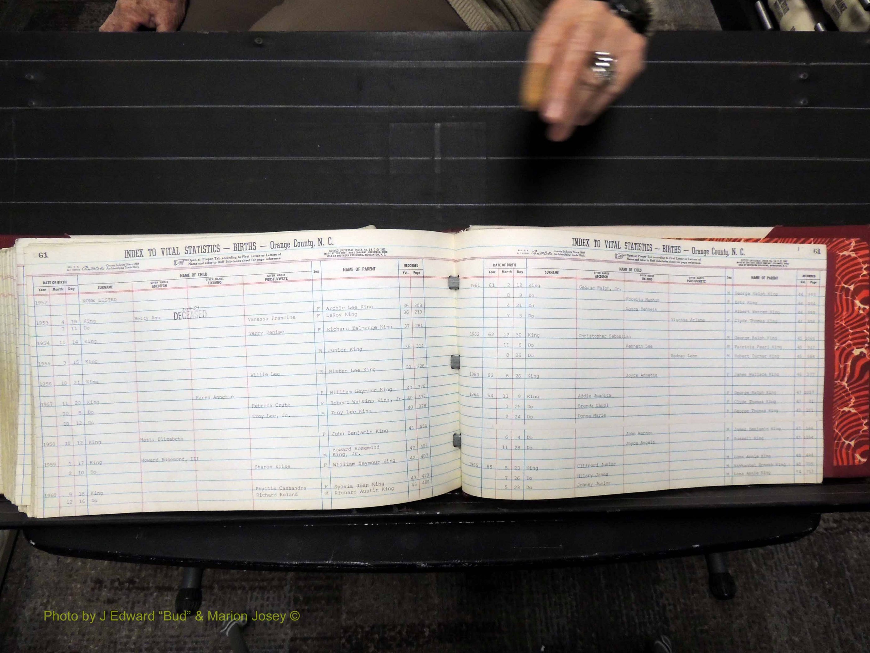 Orange Co, NC, Births, H-K, 1913-1978 (342).JPG