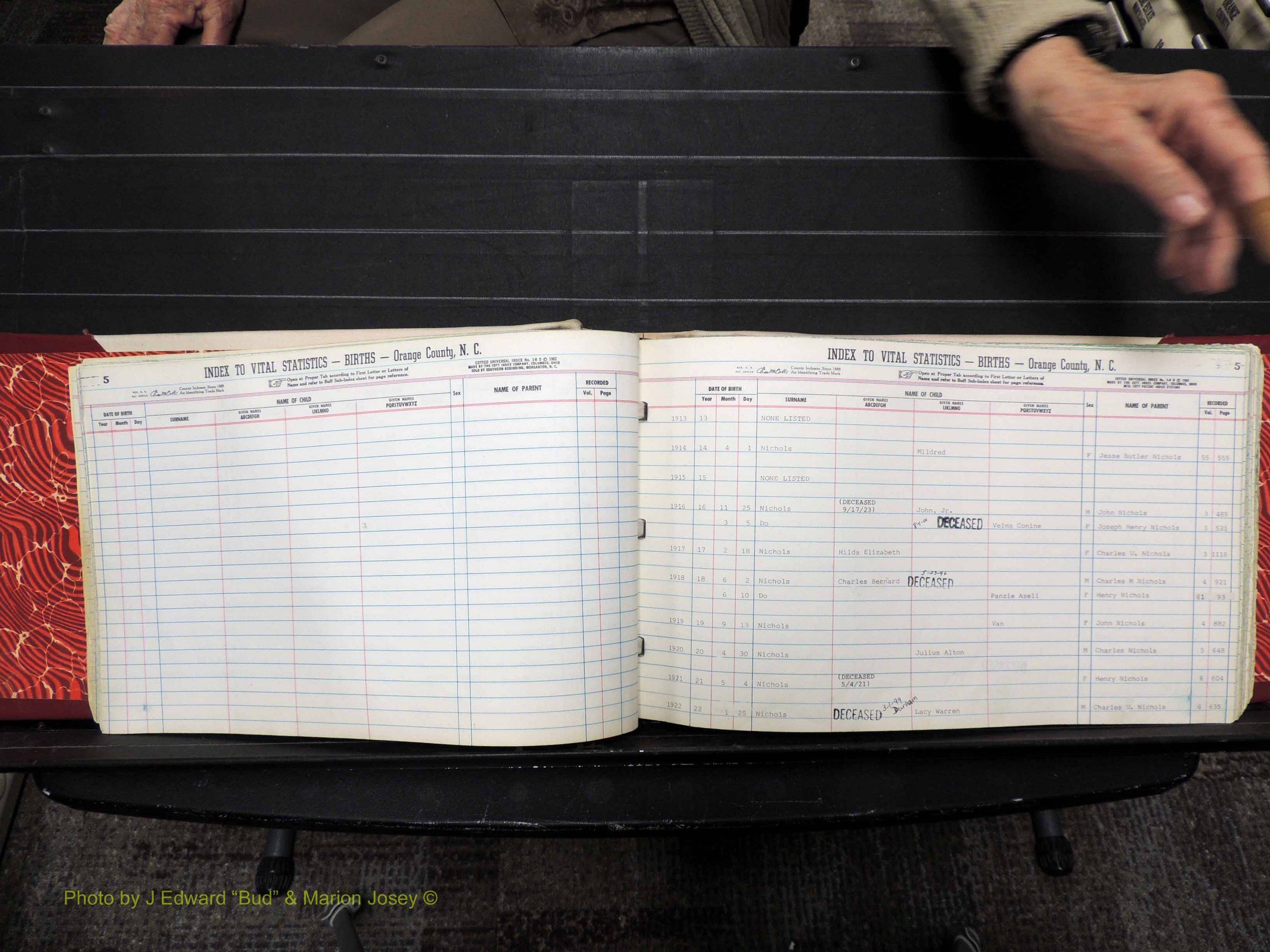 Orange Co, NC, Births, N-R, 1913-1978 (116).JPG