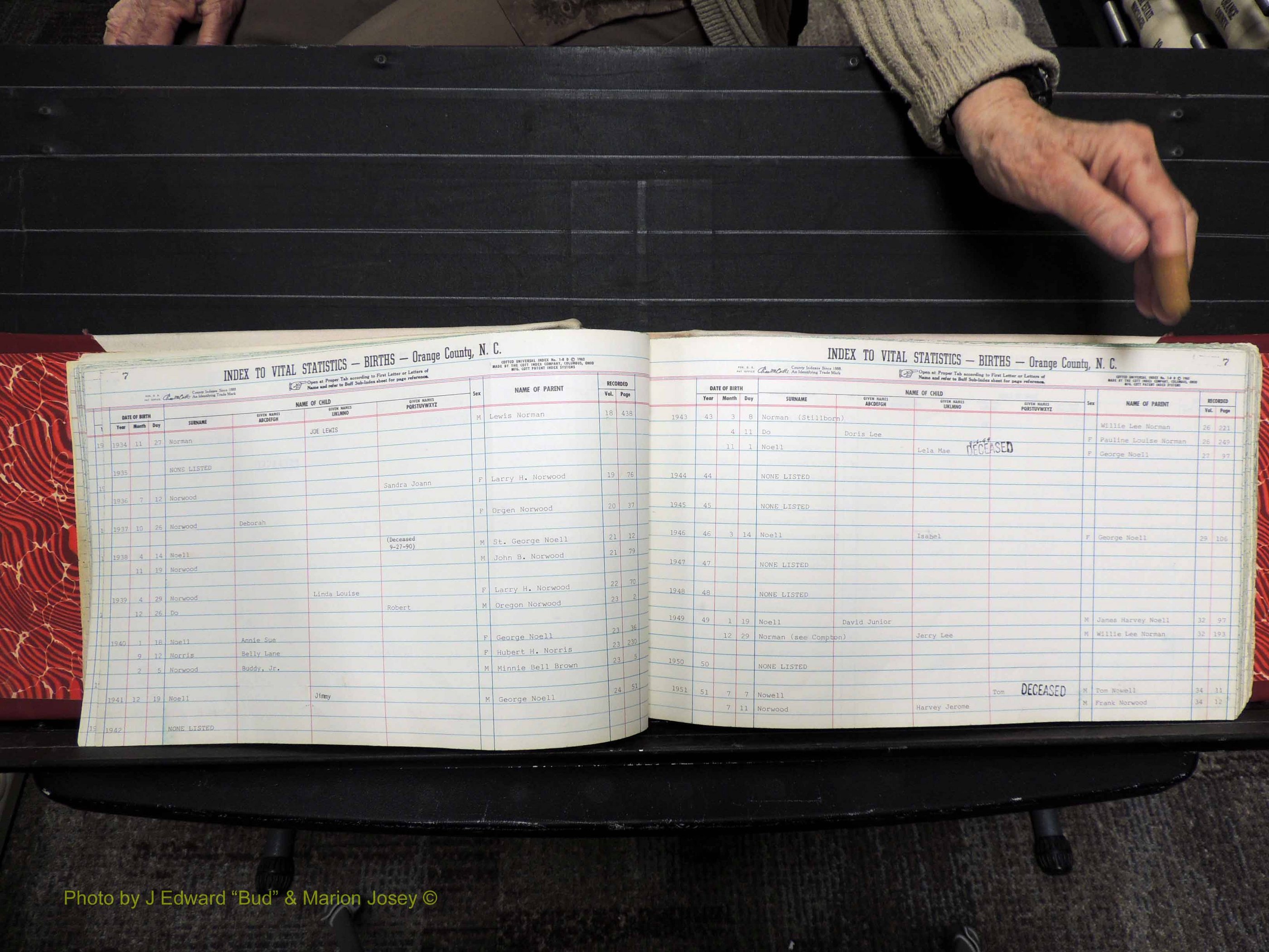 Orange Co, NC, Births, N-R, 1913-1978 (124).JPG