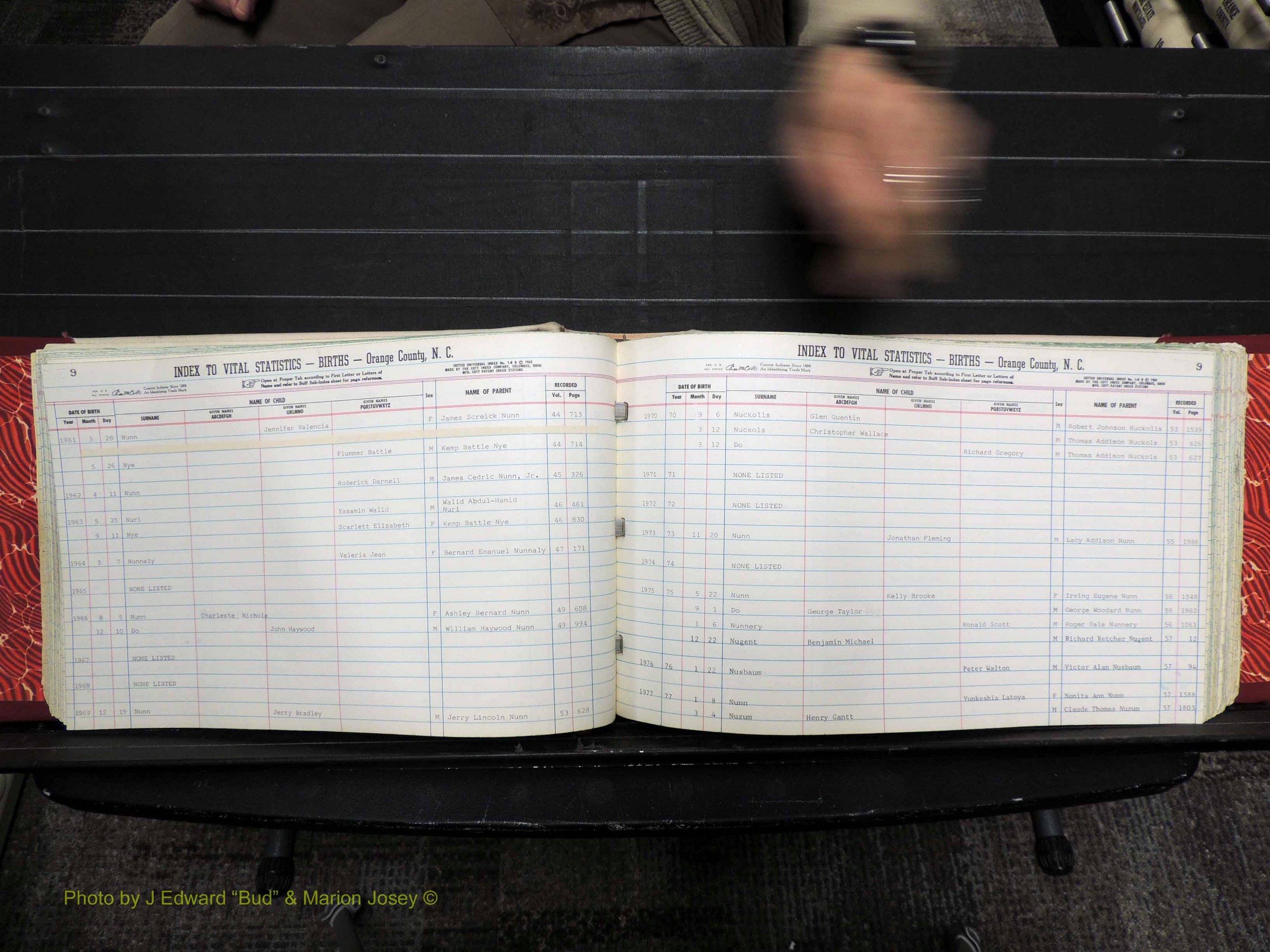 Orange Co, NC, Births, N-R, 1913-1978 (132).JPG
