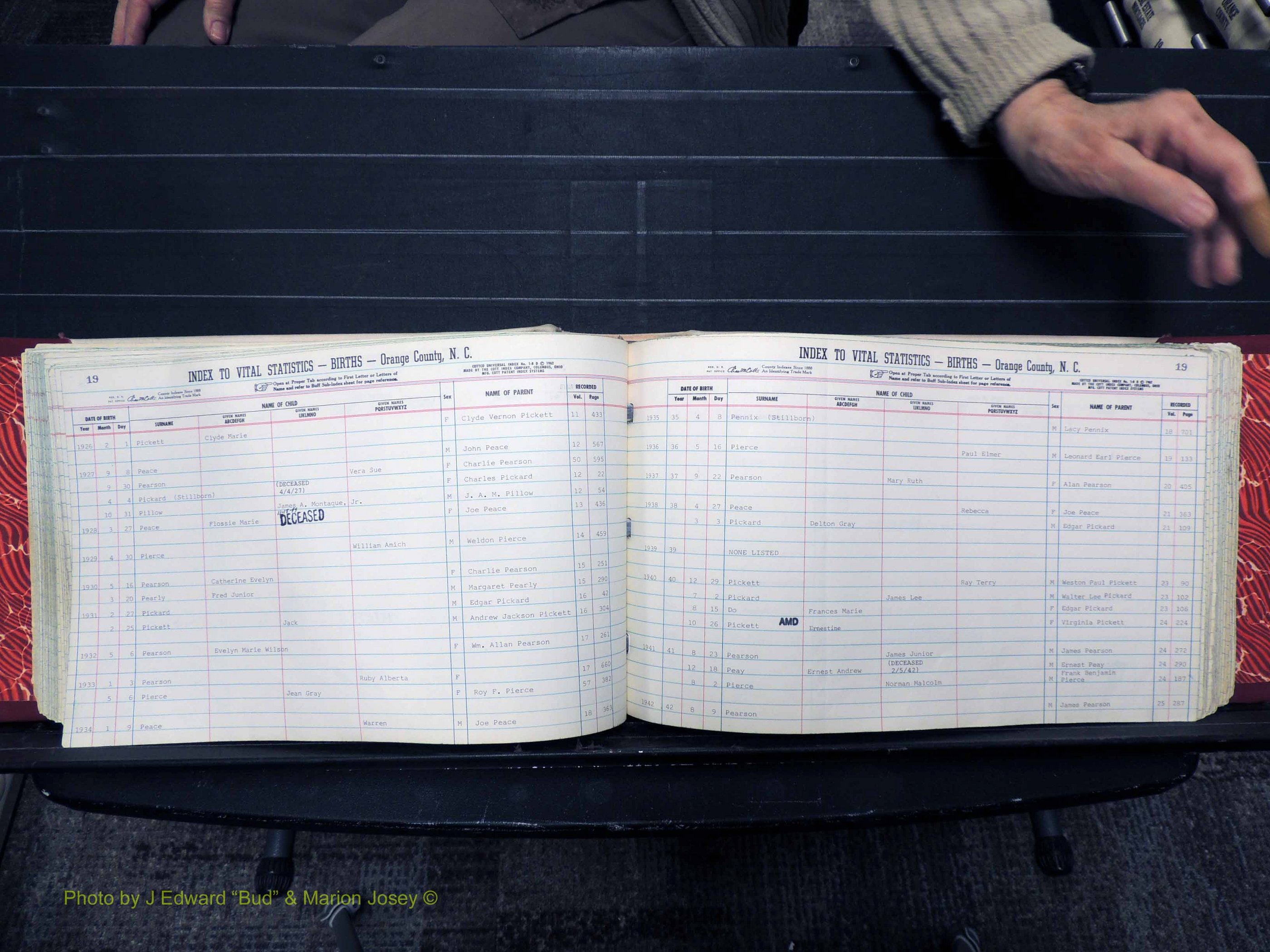 Orange Co, NC, Births, N-R, 1913-1978 (170).JPG
