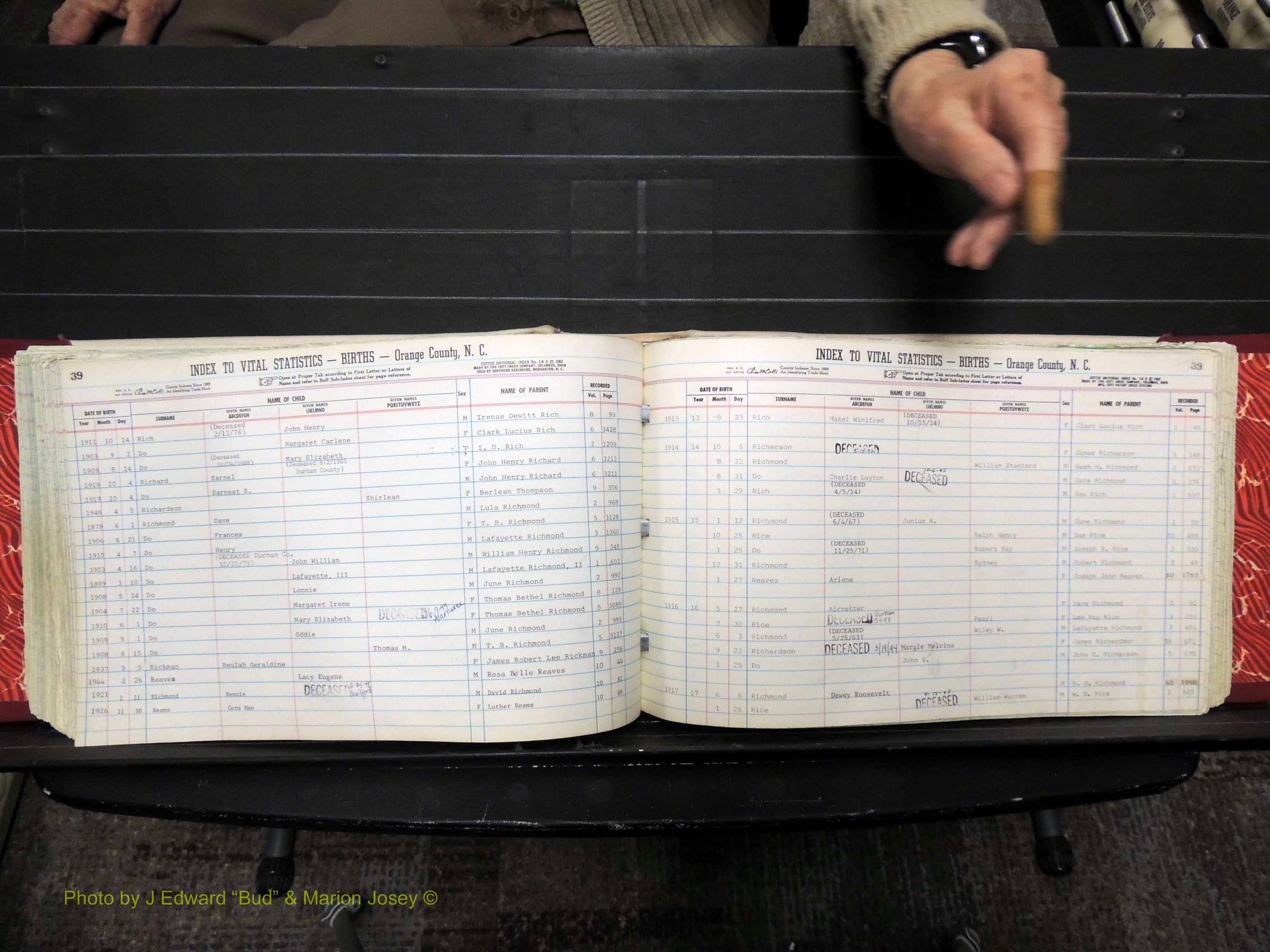 Orange Co, NC, Births, N-R, 1913-1978 (244).JPG