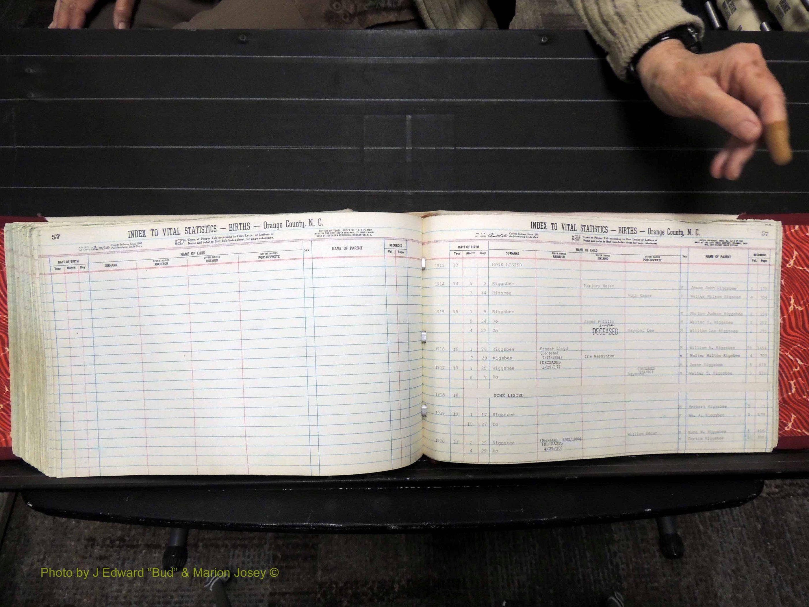 Orange Co, NC, Births, N-R, 1913-1978 (320).JPG