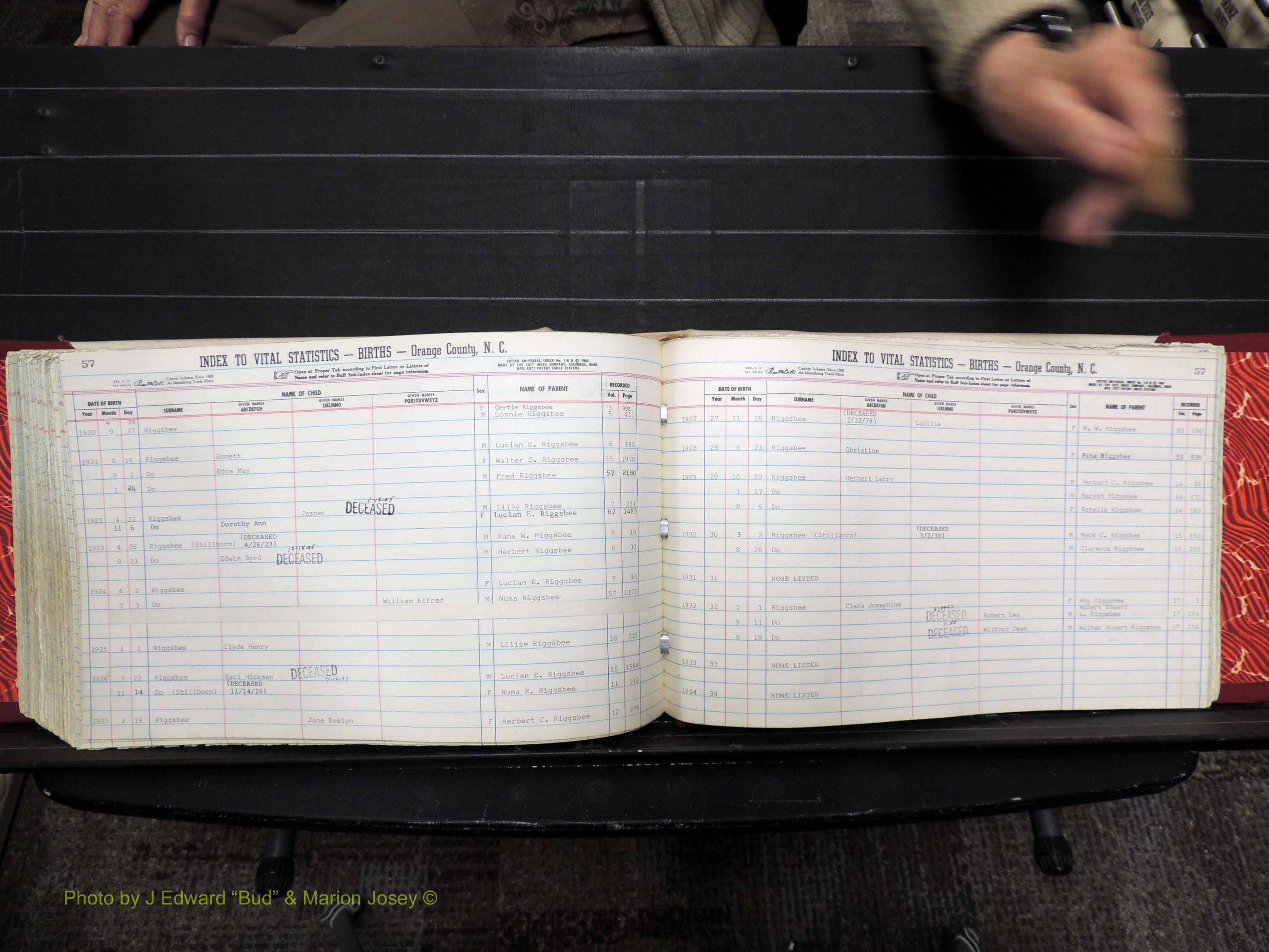Orange Co, NC, Births, N-R, 1913-1978 (321).JPG