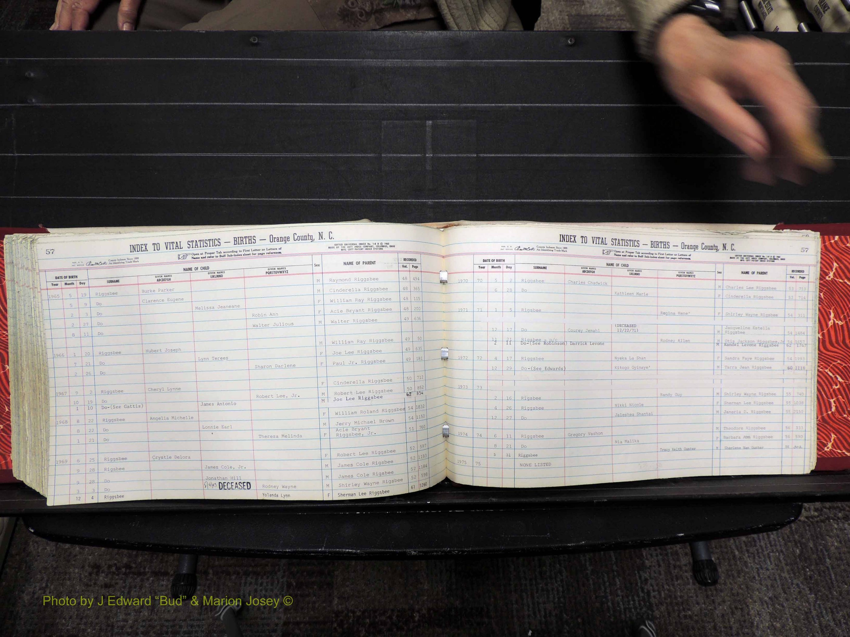 Orange Co, NC, Births, N-R, 1913-1978 (325).JPG