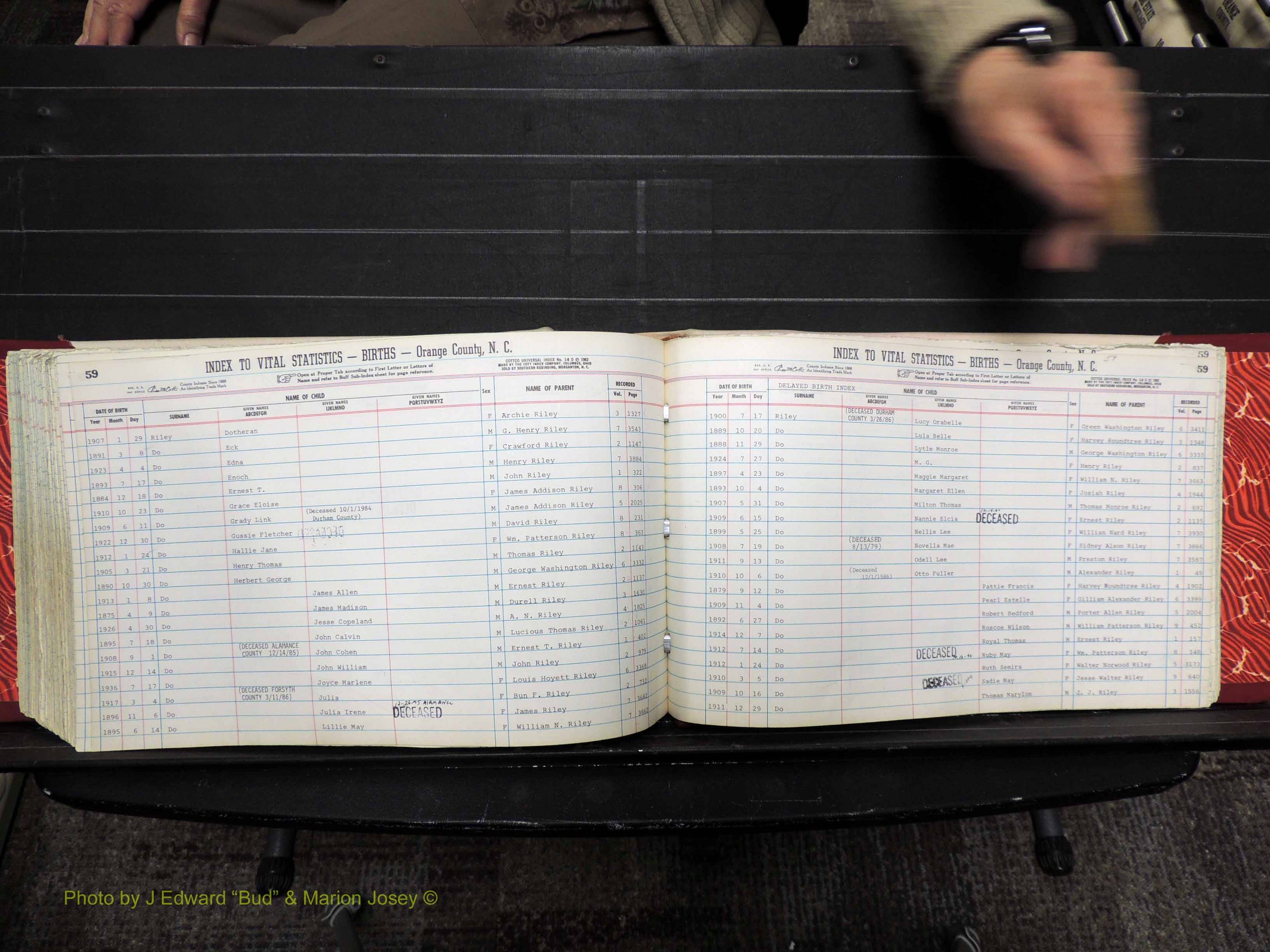 Orange Co, NC, Births, N-R, 1913-1978 (327).JPG