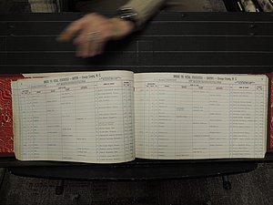 Orange Co, NC, Births, T-Z, 1913-1978 (119).JPG