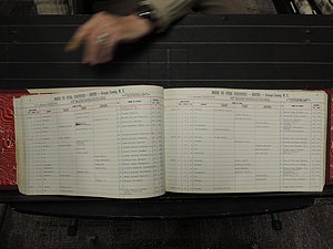 Orange Co, NC, Births, T-Z, 1913-1978 (126).JPG