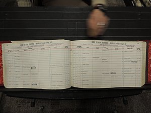 Orange Co, NC, Births, T-Z, 1913-1978 (143).JPG