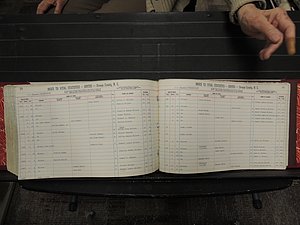 Orange Co, NC, Births, T-Z, 1913-1978 (389).JPG