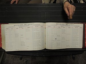 Orange Co, NC, Births, T-Z, 1913-1978 (392).JPG