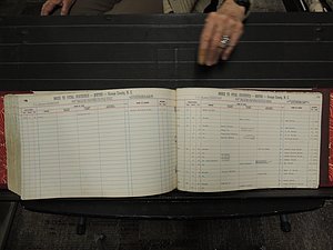 Orange Co, NC, Births, T-Z, 1913-1978 (395).JPG